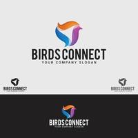 BIRD LOGO DESIGN TEMPLATE vector