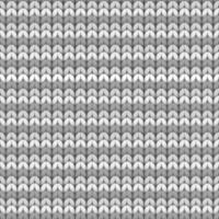 Simple gray knitted texture seamless pattern background vector