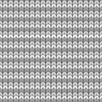Simple gray knitted texture seamless pattern background