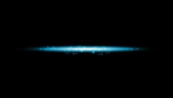 Glow isolated blue transparent effect, lens flare vector