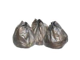 Three trash bags photo