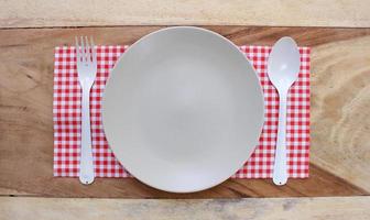 Top view of a place setting photo