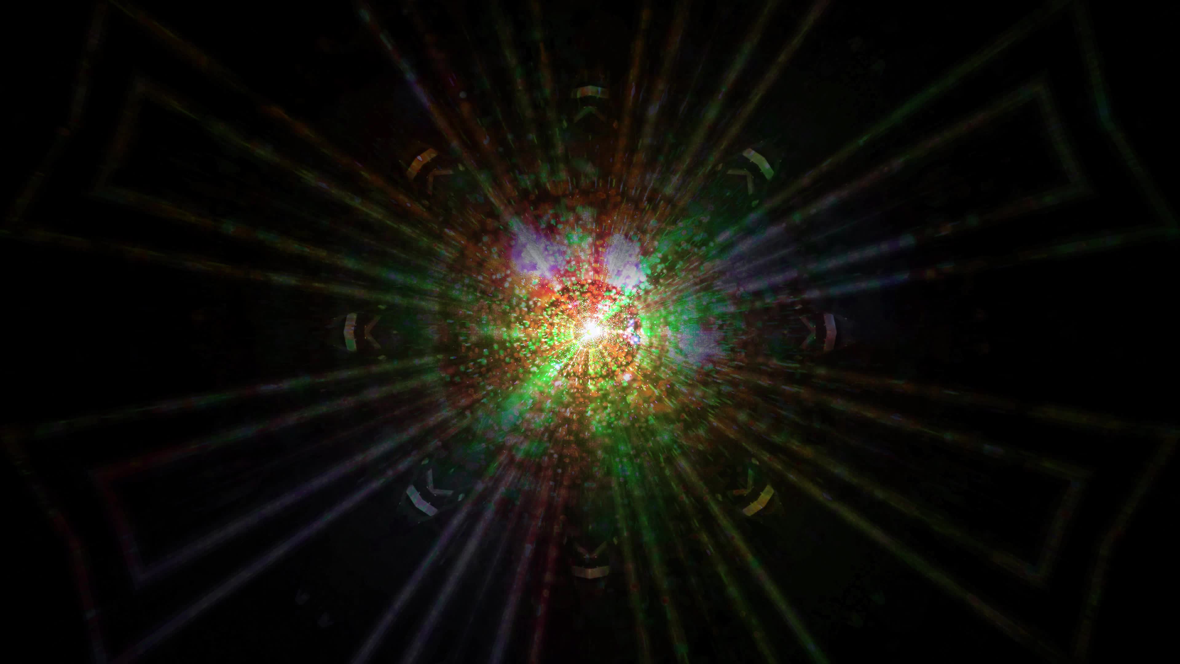 Abstract Dark Glowing Lights Effects 1924726 Stock Video at Vecteezy