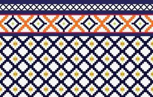 Abstract ethnic geometric ethnic pattern traditional Design for a background vector