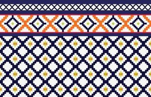 Abstract ethnic geometric ethnic pattern traditional Design for a background vector