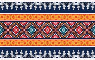 Abstract ethnic geometric pattern design for background vector