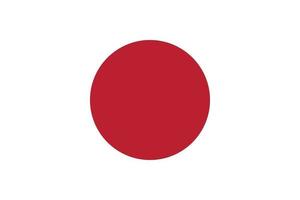Japan flag vector isolate web print illustration