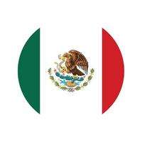 Mexico flag icon vector isolate print illustration
