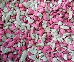 Pink and gray pebbles photo