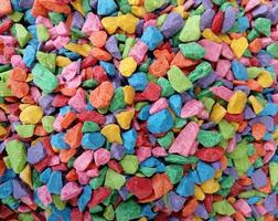 Colorful rock pile photo