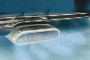 Car exhaust pipe photo