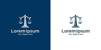 Law firm logo design template vector