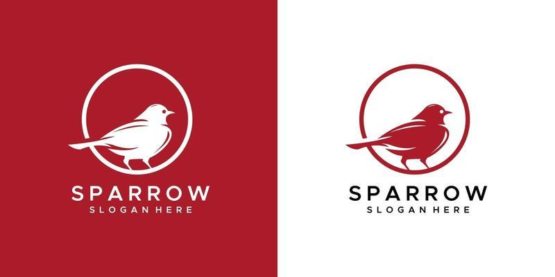 Sparrow logo design template