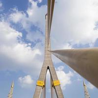 Rama VIII Bridge in Bangkok, Thailand photo