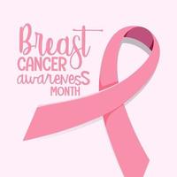 Breast Cancer Awareness Month logo vector