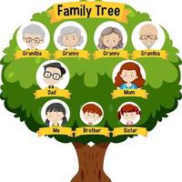 Family Tree Template Vector Art, Icons, and Graphics for Free Download