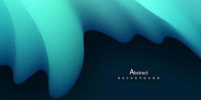 Abstract blue liquid gradient background concept for your graphic design vector