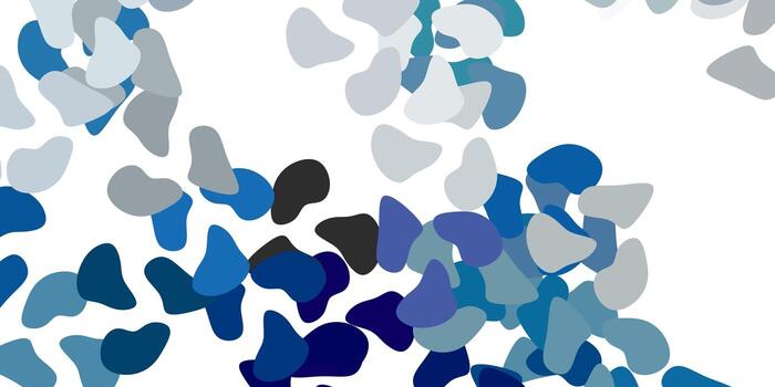 Light green vector pattern with abstract shapes.