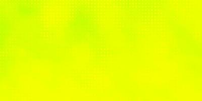 Light Green, Yellow vector texture with disks.