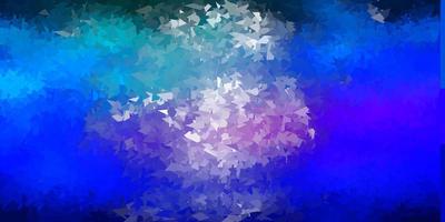 Light blue, red vector triangle mosaic wallpaper.