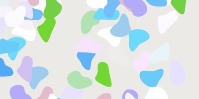 Light blue, red vector pattern with abstract shapes.