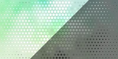 Light Green vector backdrop with circles.