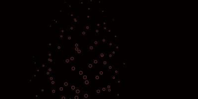 Dark Orange vector template with circles.