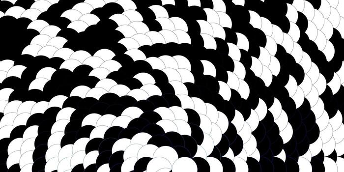 Dark BLUE vector texture with disks.