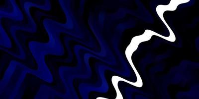 Dark BLUE vector pattern with curves.