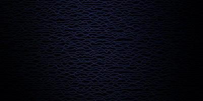 Dark BLUE vector pattern with wry lines.