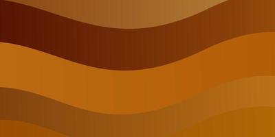 Dark Orange vector background with lines.