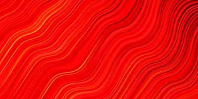 Light Orange vector template with curves.