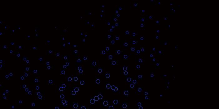 textura de vector azul oscuro con discos.