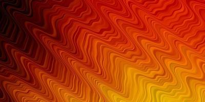 Light Orange vector texture with wry lines.