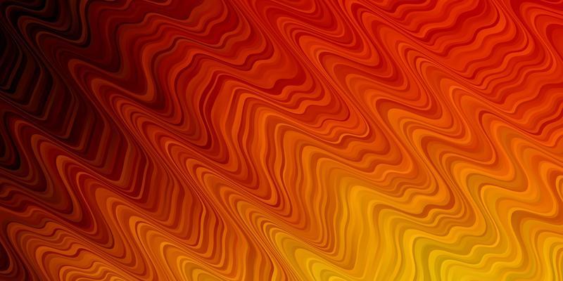 Light Orange vector texture with wry lines.