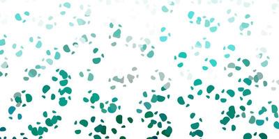 Light green vector pattern with abstract shapes.