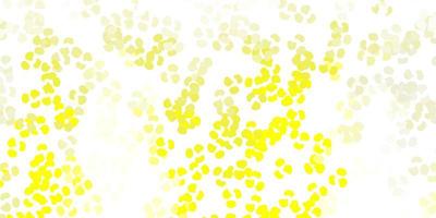 Light yellow vector texture with memphis shapes.