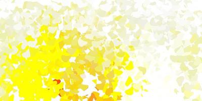 Light red, yellow vector background with random forms.