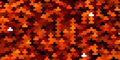 Dark Orange vector pattern in square style.