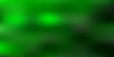 Dark green vector blurred pattern.