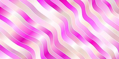 Light Pink vector background with lines.