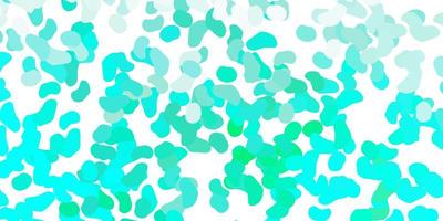 Light green vector pattern with abstract shapes.