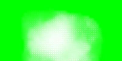 Light Green vector background with bubbles.