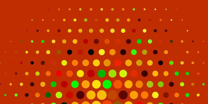 Light Green, Yellow vector texture with disks.