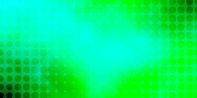 Light Green vector pattern with circles.