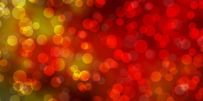 textura de vector verde claro, amarillo con discos.