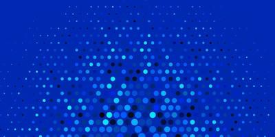 Dark BLUE vector texture with disks.