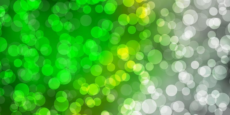 Light Green vector texture with disks.