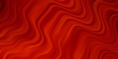 Light Orange vector template with curves.