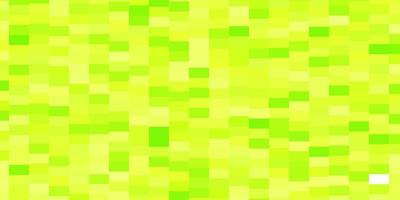 Light Green, Yellow vector background with rectangles.